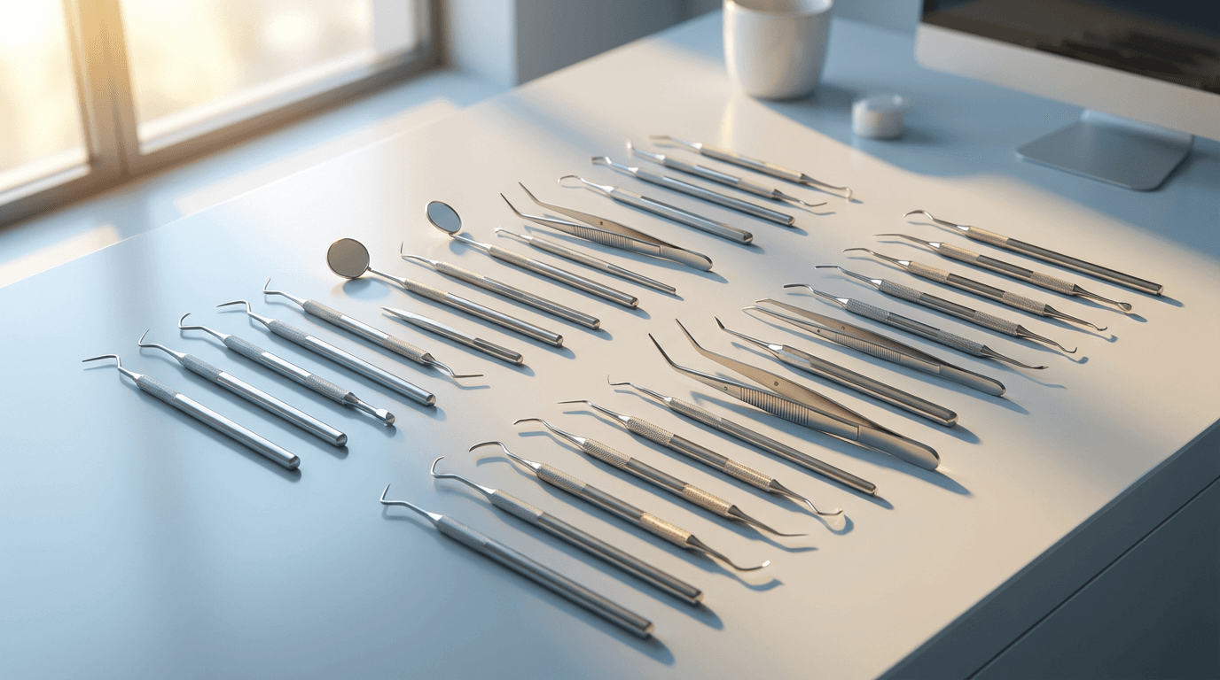 Hospital supply room stocked with dental equipment